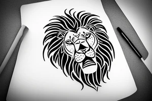 Overthinker brain to a lion tattoo idea