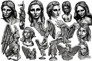 Weeping angel tattoo idea