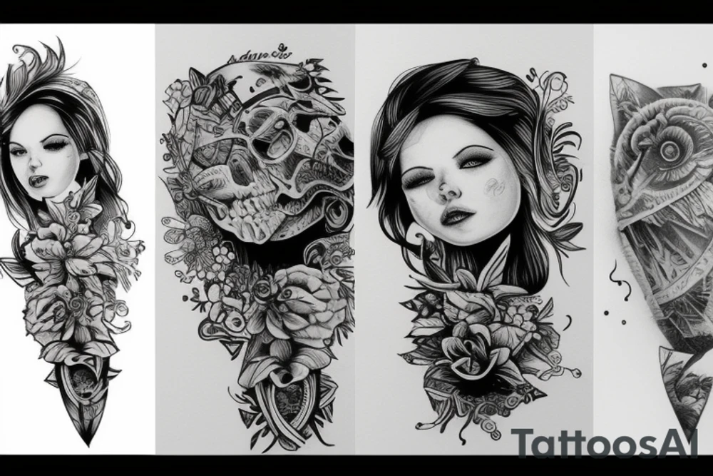 Ptak lata tattoo idea