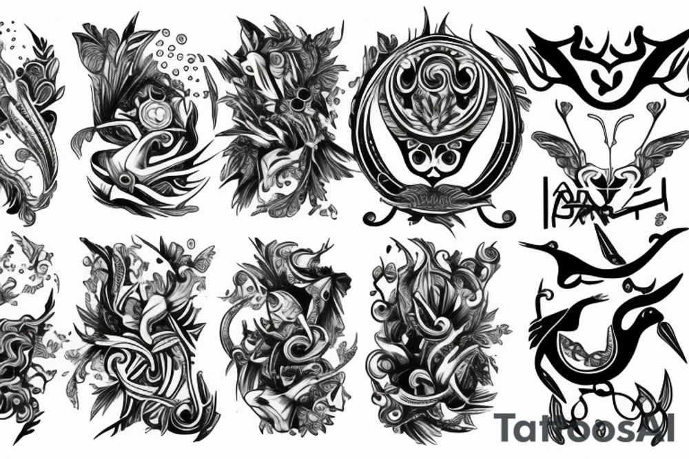 aries sagittarius tattoo idea
