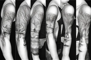 anatomy microrealism tattoo idea