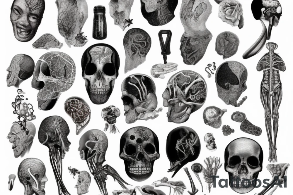 anatomy microrealism tattoo idea