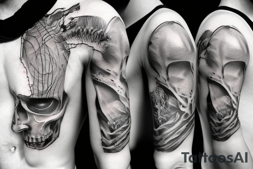 anatomy microrealism tattoo idea