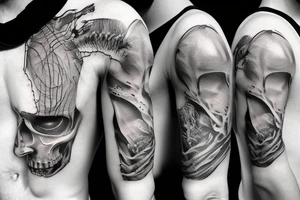 anatomy microrealism tattoo idea