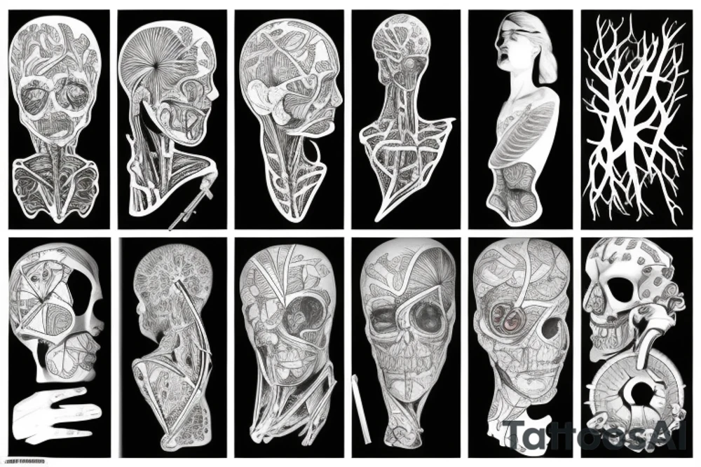 anatomy microrealism tattoo idea