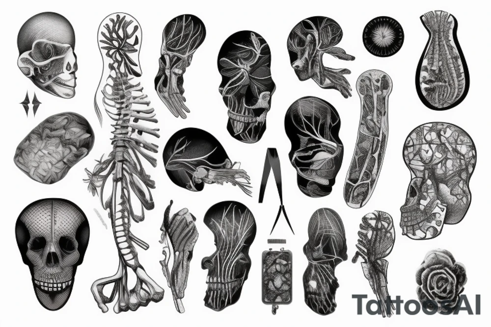 anatomy microrealism tattoo idea