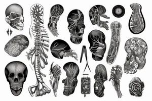 anatomy microrealism tattoo idea