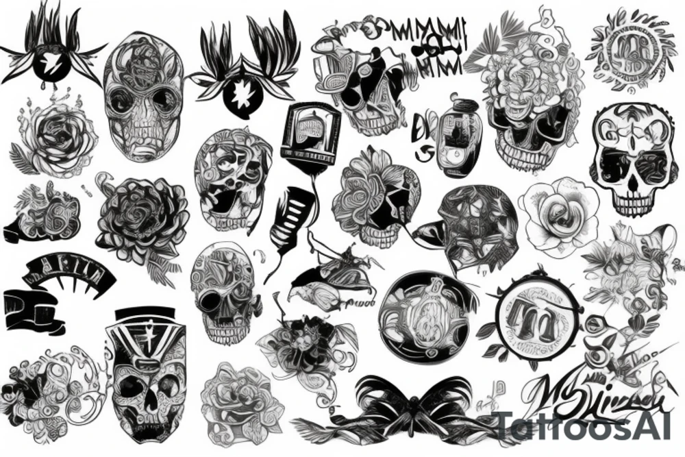 Miami nyc tattoo idea