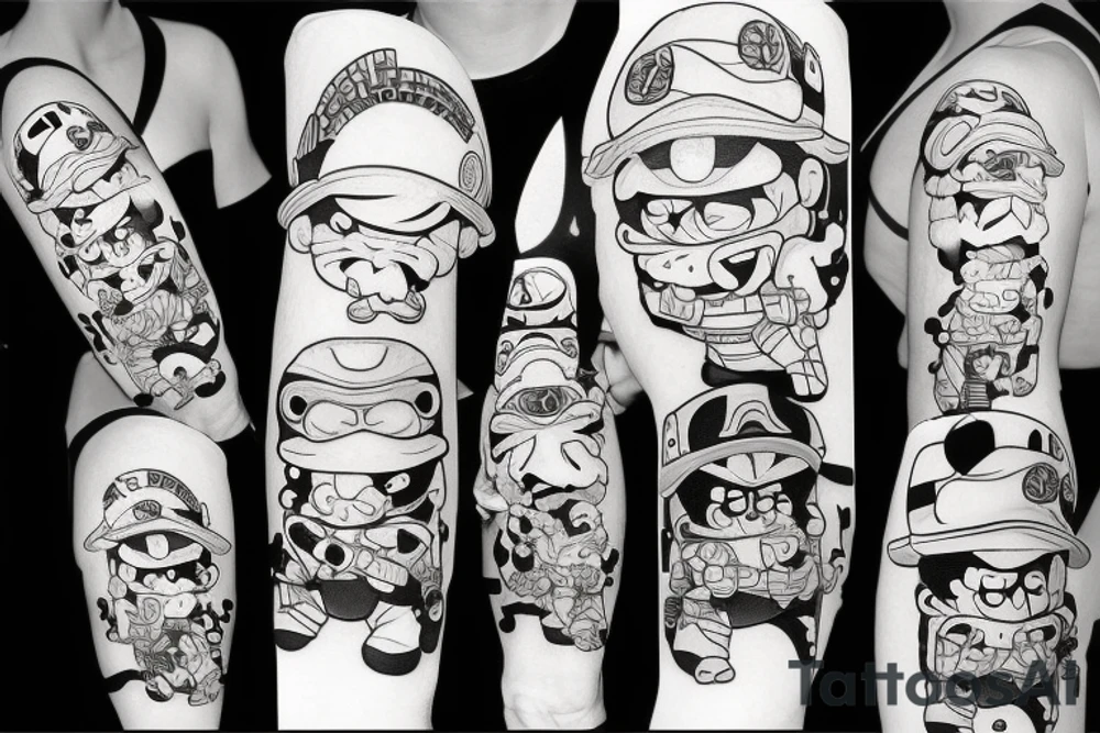 A ninja plumber tattoo idea