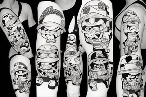 A ninja plumber tattoo idea