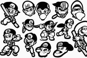 A ninja plumber tattoo idea