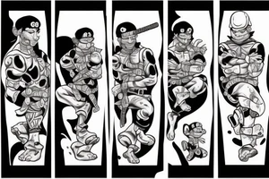 A ninja plumber tattoo idea