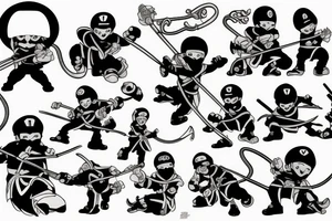 A ninja plumber tattoo idea