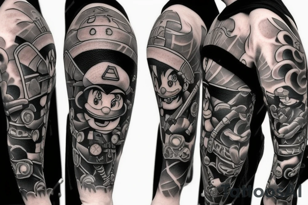 A ninja plumber tattoo idea