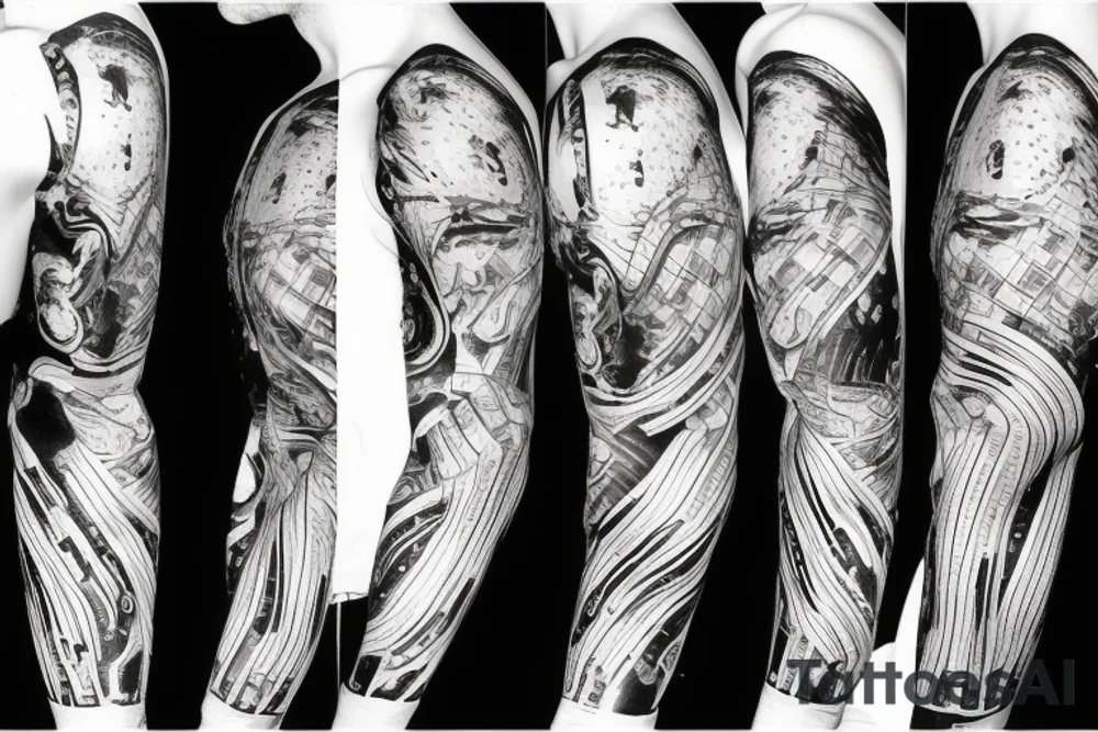 Spaceman, DNA, Music sleeve tattoo idea