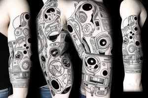 Spaceman, DNA, Music sleeve tattoo idea