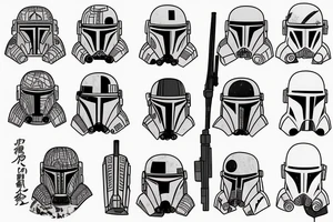 Mandalorian Clone trooper tattoo idea