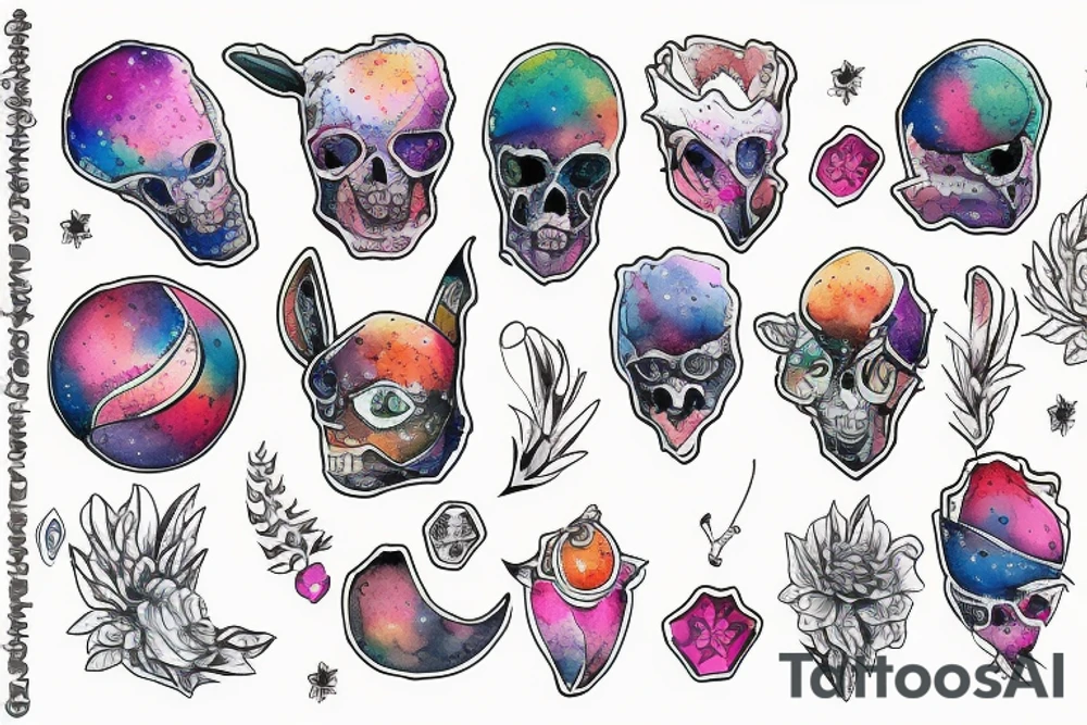 Дракон танцует на луне tattoo idea