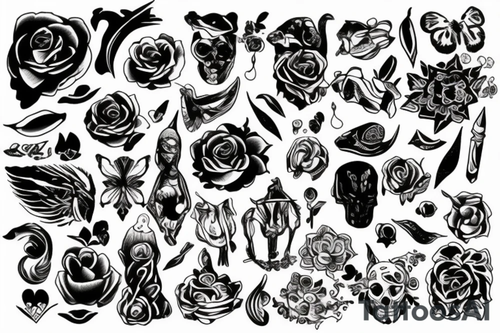 Дракон tattoo idea