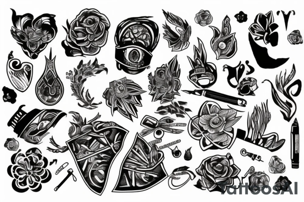 Дракон tattoo idea