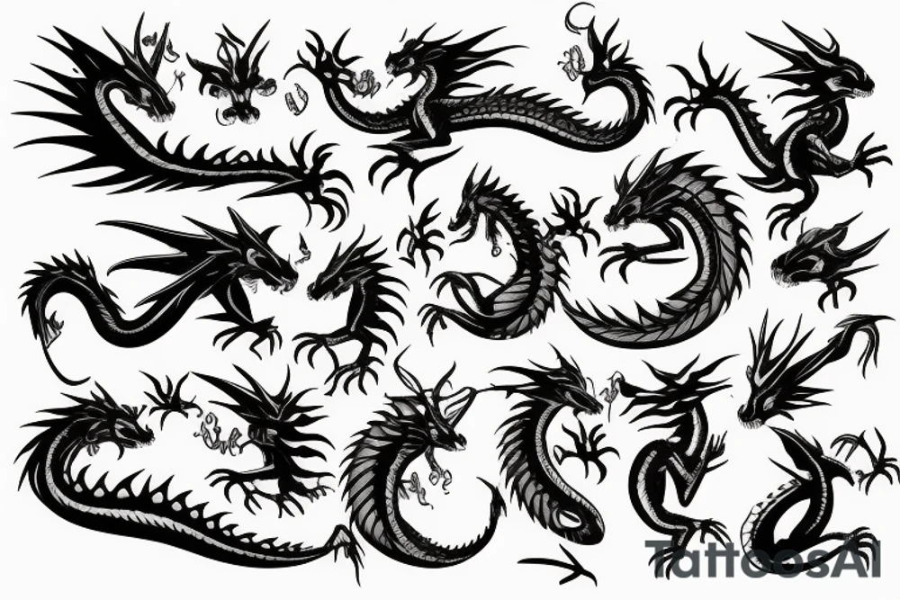 Dragon tattoo idea
