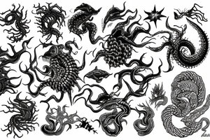 The kracken tattoo idea