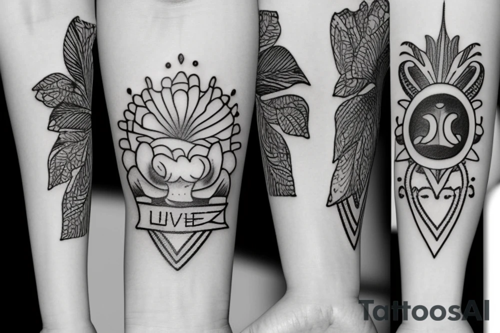 Live Laugh Love tattoo idea