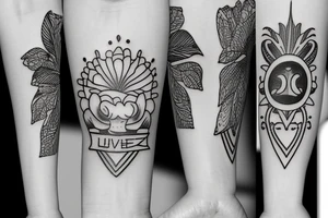 Live Laugh Love tattoo idea