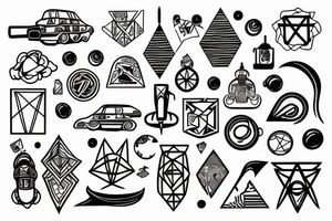 Traveling tattoo idea