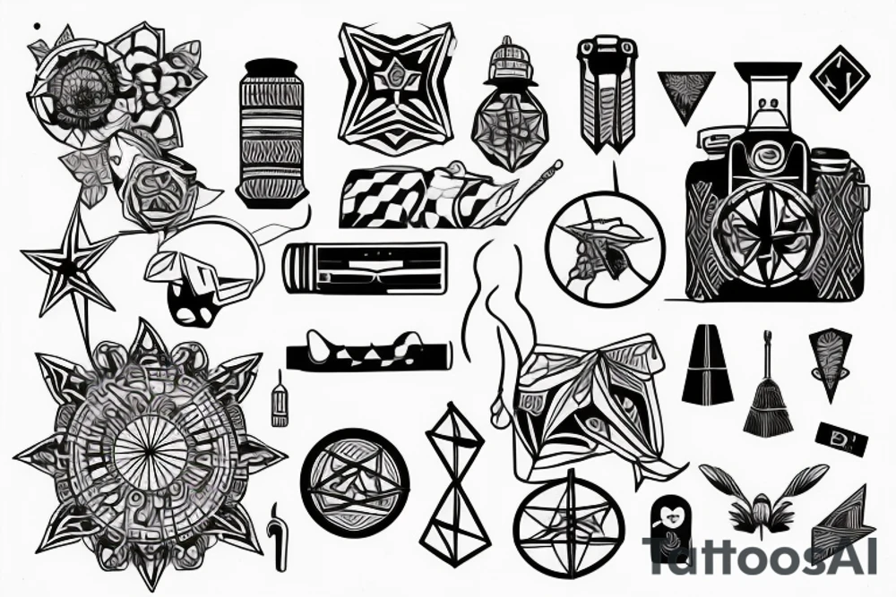 Traveling tattoo idea