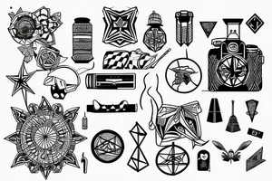 Traveling tattoo idea