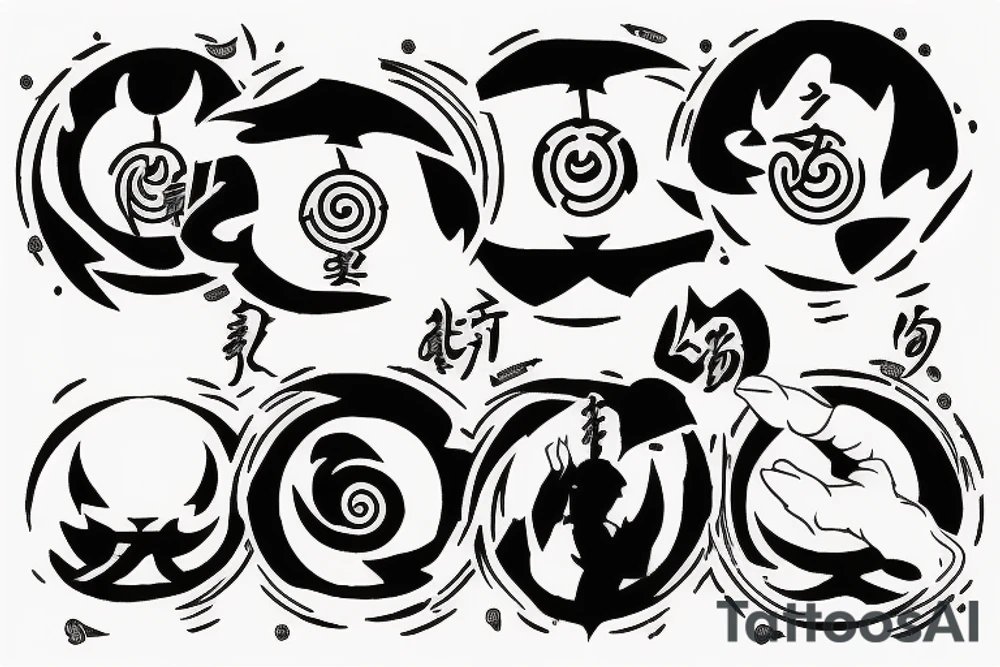 Naruto seal unlocked to achieve happiness tattoo idea