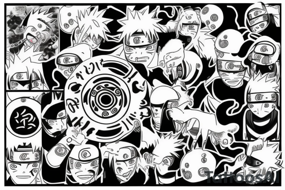 Naruto seal unlocked to achieve happiness tattoo idea