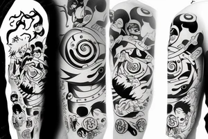 Naruto seal unlocked to achieve happiness tattoo idea