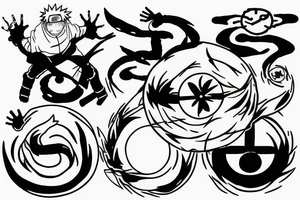 Naruto seal unlocked to achieve happiness tattoo idea