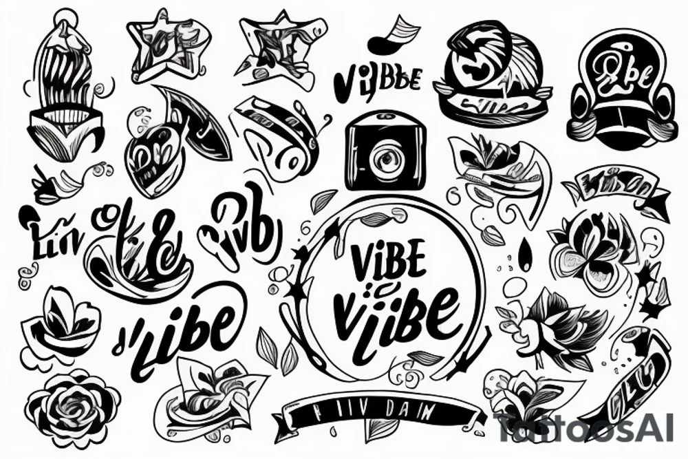 Good vibe family loyalty tattoo idea