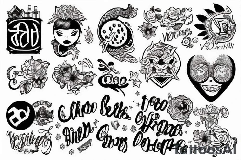 Good vibes tattoo idea