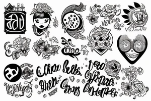 Good vibes tattoo idea