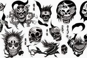 shinigami tattoo tattoo idea