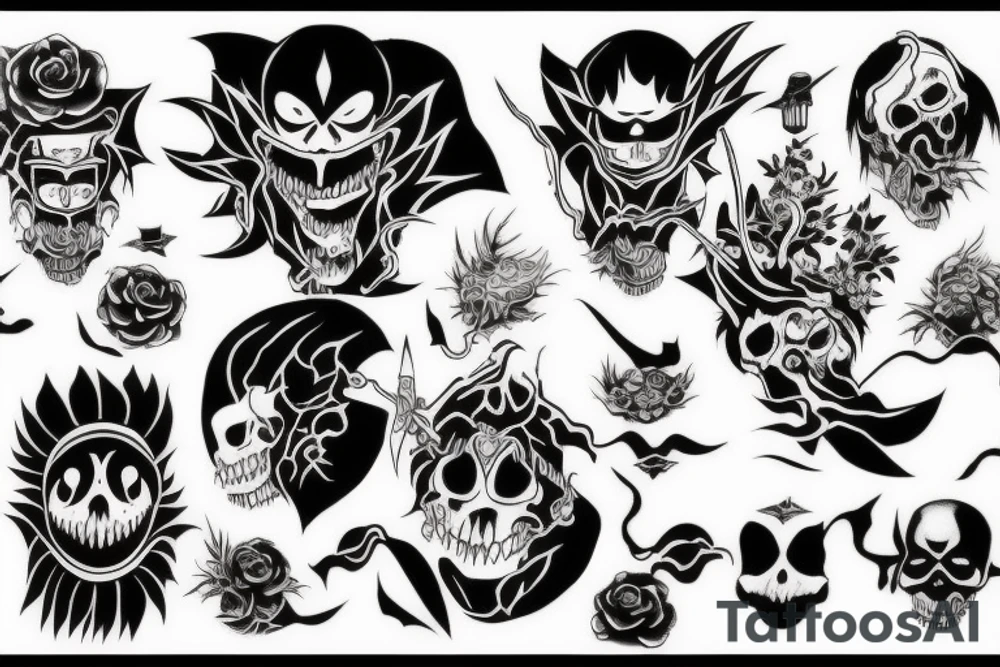 shinigami tattoo tattoo idea