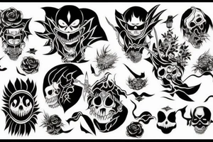 shinigami tattoo tattoo idea