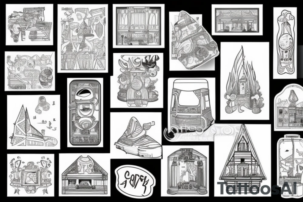architecture tattoo idea