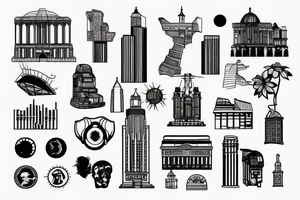 architecture tattoo idea