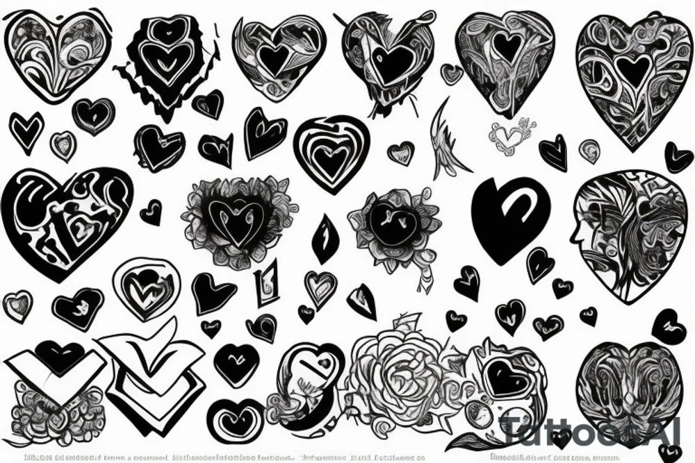 heart broken but still fighting tattoo idea