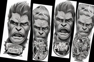 Hulk tattoo idea