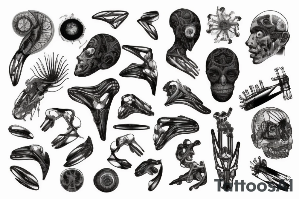 biomechanics tattoo tattoo idea