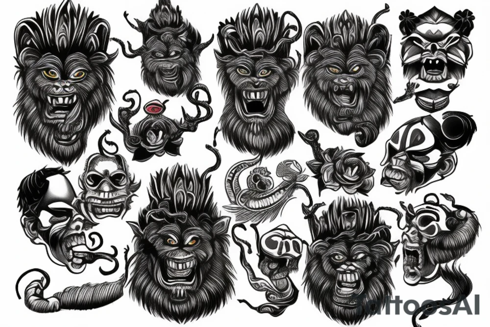 Narsimha tattoo idea