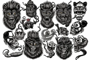Narsimha tattoo idea