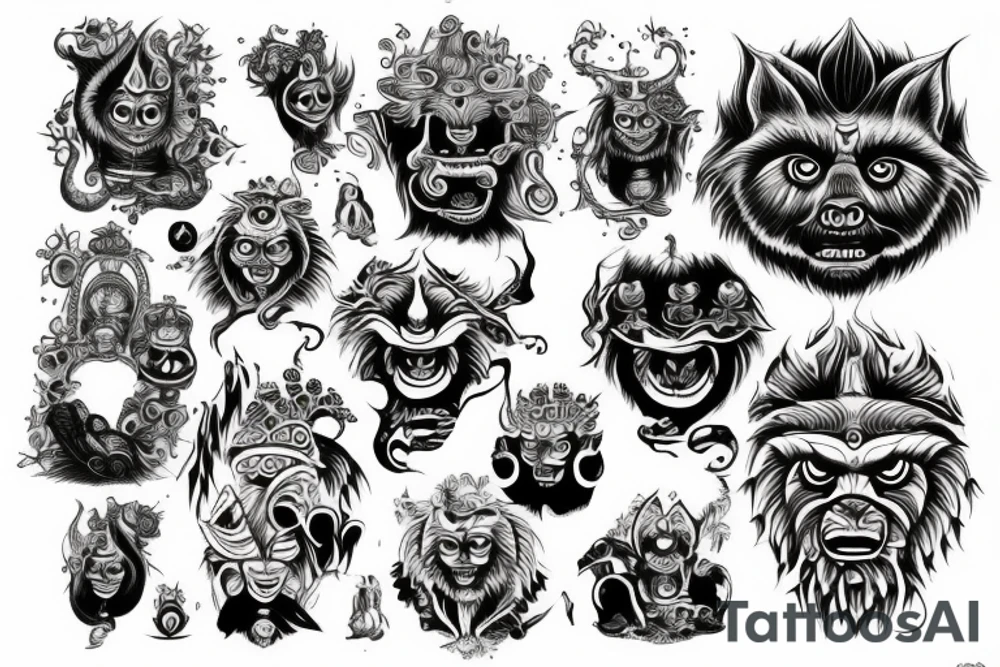 Narsimha tattoo idea