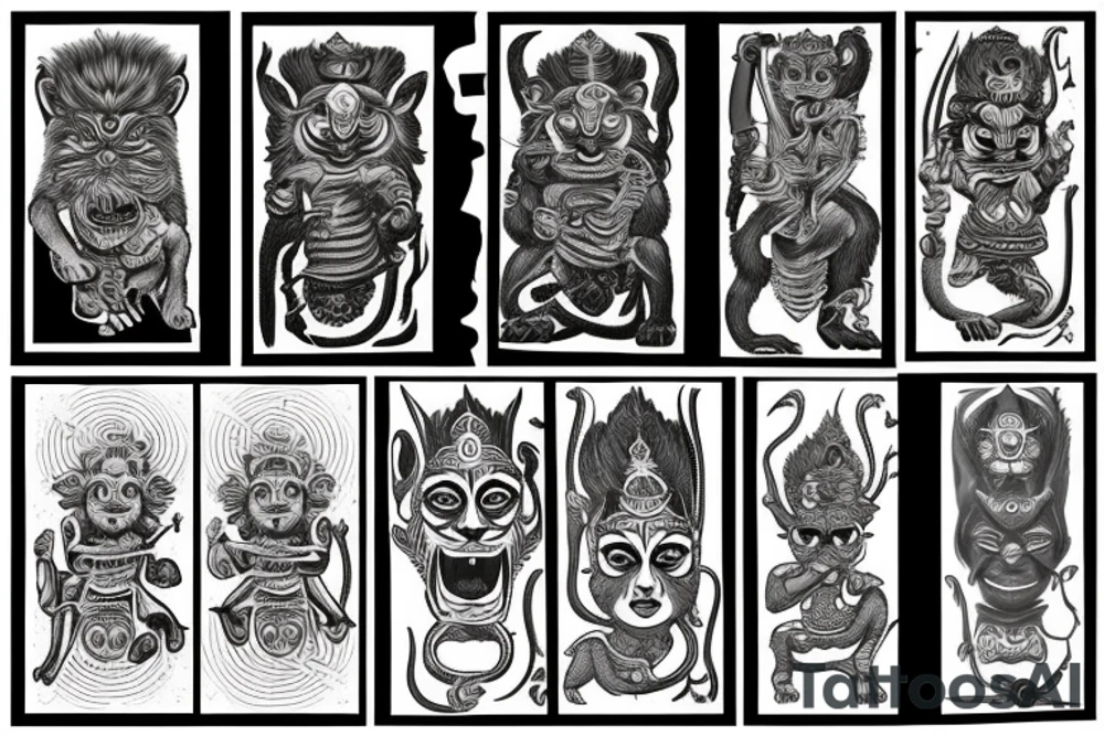 Narsimha tattoo idea